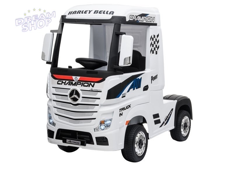 Auto na Akumulator Mercedes Actros Biały MP4 Auto na Akumulator Mercedes Actros Biały MP4