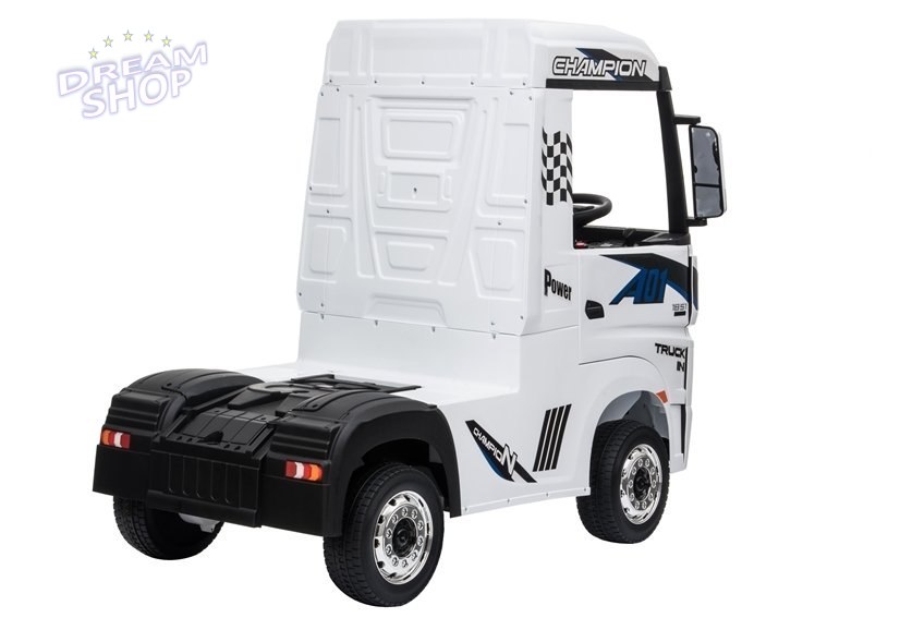 Auto na Akumulator Mercedes Actros Biały MP4 Auto na Akumulator Mercedes Actros Biały MP4