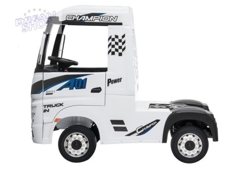 Auto na Akumulator Mercedes Actros Biały Auto na Akumulator Mercedes Actros Biały
