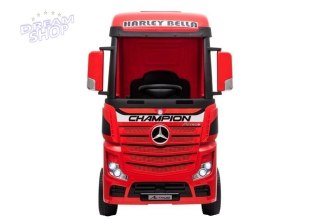 Auto na Akumulator Mercedes Actros Czerwone