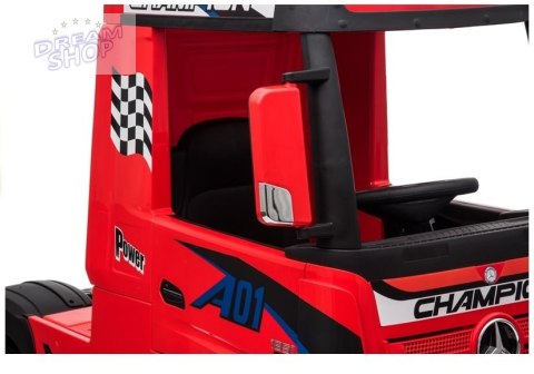 Auto na Akumulator Mercedes Actros Czerwone Auto na Akumulator Mercedes Actros Czerwone