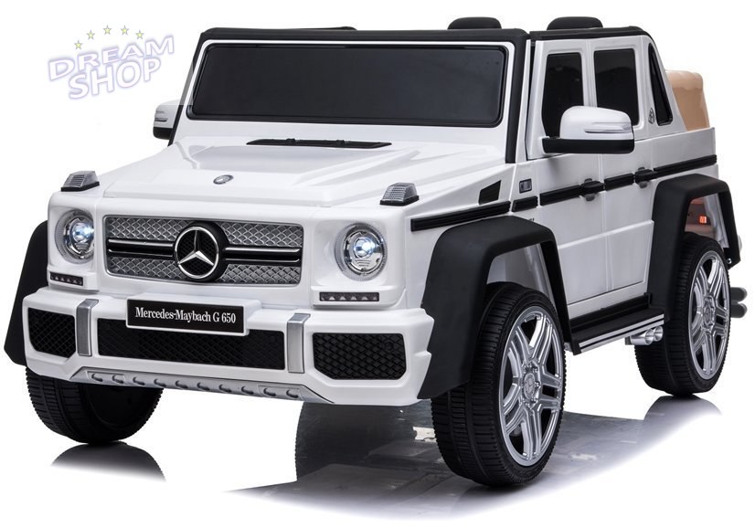 Auto na akumulator Mercedes Maybach A100 Biały Auto na akumulator Mercedes Maybach A100 Biały