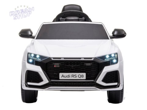 Samochód na akumulator Audi RS Q8 biały Samochód na akumulator Audi RS Q8 biały