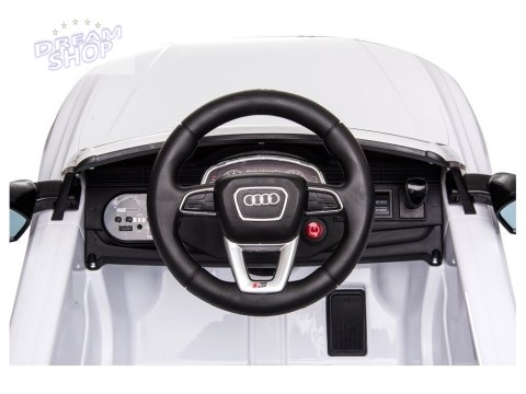 Samochód na akumulator Audi RS Q8 biały Samochód na akumulator Audi RS Q8 biały