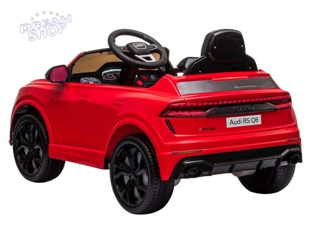 Samochód na akumulator Audi RS Q8 czerwony Samochód na akumulator Audi RS Q8 czerwony