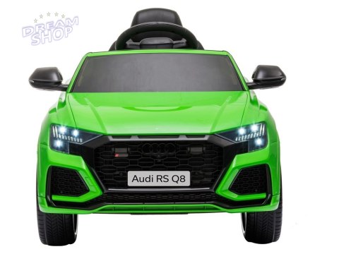 Samochód na akumulator Audi RS Q8 zielony Samochód na akumulator Audi RS Q8 zielony