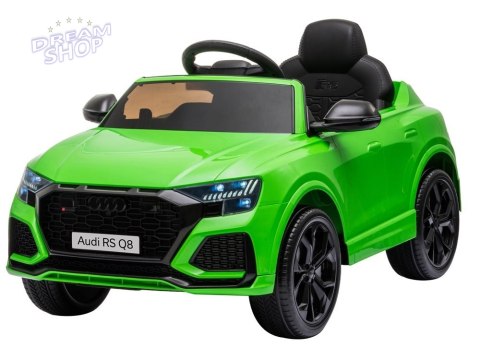Samochód na akumulator Audi RS Q8 zielony Samochód na akumulator Audi RS Q8 zielony