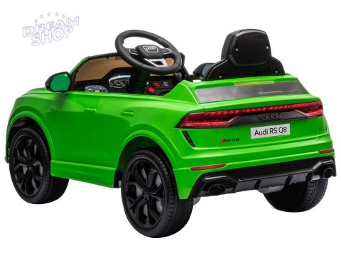Samochód na akumulator Audi RS Q8 zielony Samochód na akumulator Audi RS Q8 zielony