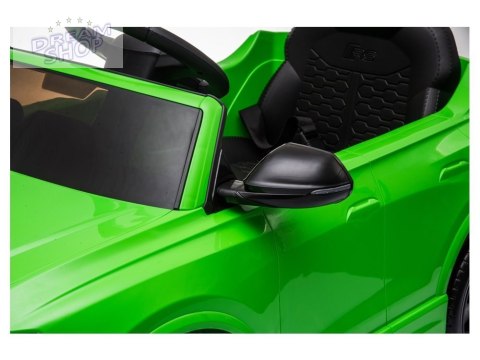 Samochód na akumulator Audi RS Q8 zielony Samochód na akumulator Audi RS Q8 zielony