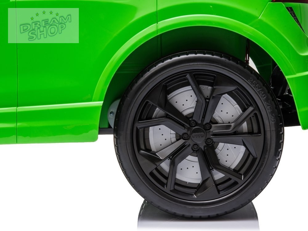 Samochód na akumulator Audi RS Q8 zielony Samochód na akumulator Audi RS Q8 zielony