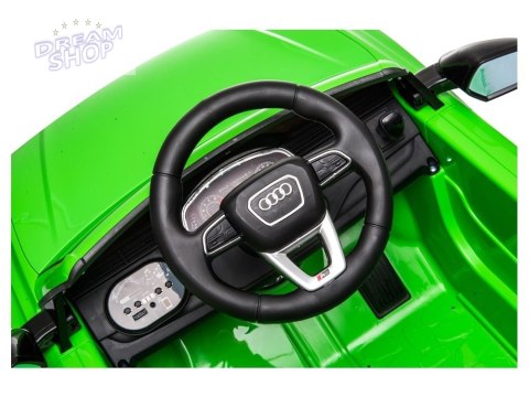 Samochód na akumulator Audi RS Q8 zielony Samochód na akumulator Audi RS Q8 zielony