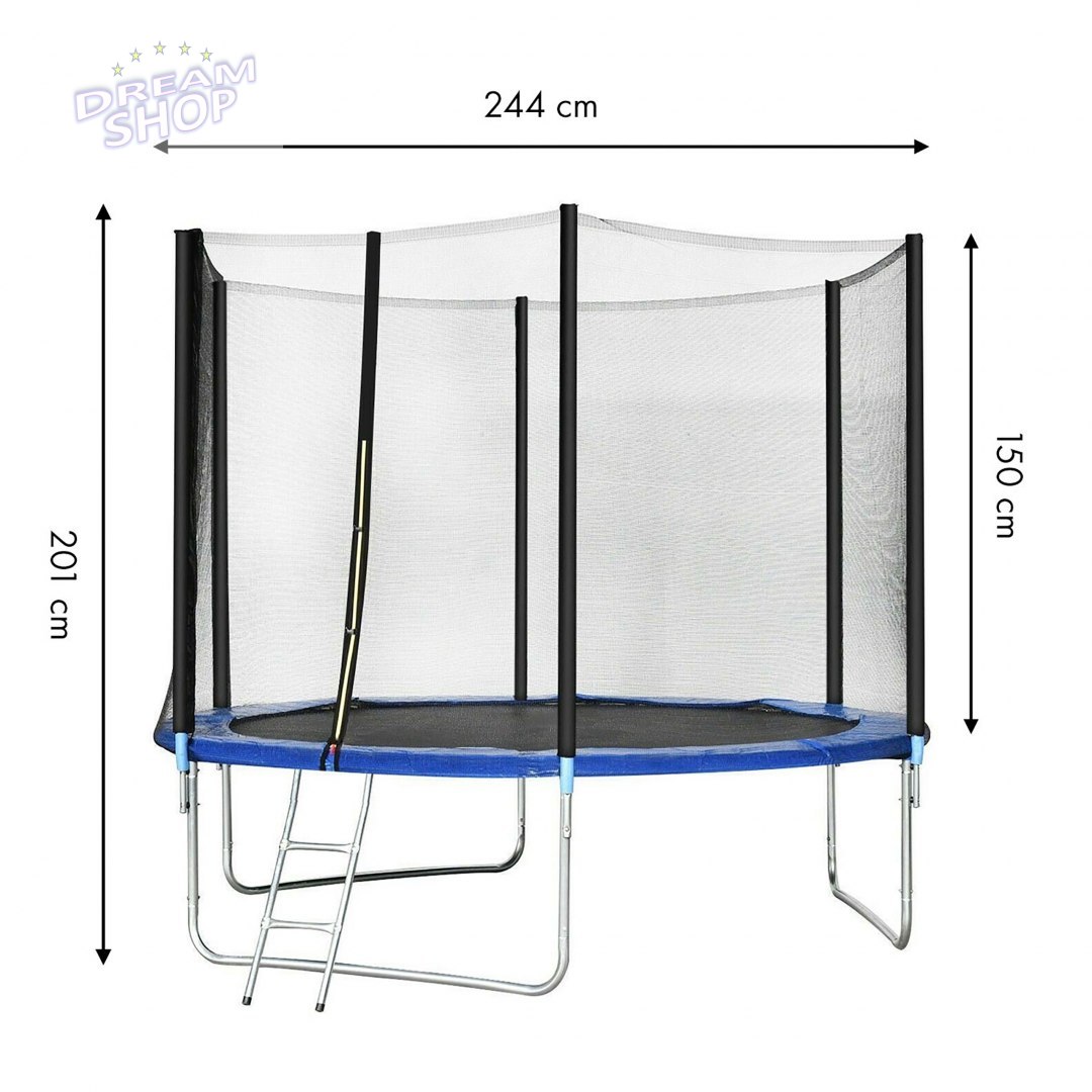 Trampolina ogrodowa 305cm/10ft z drabinką Trampolina ogrodowa 305cm/10ft z drabinką