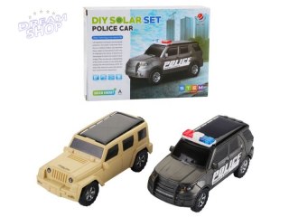 Zabawka Solarna Samochód - Auto Off Road Lub Radiowóz - zestaw do samodzielnego złożenia