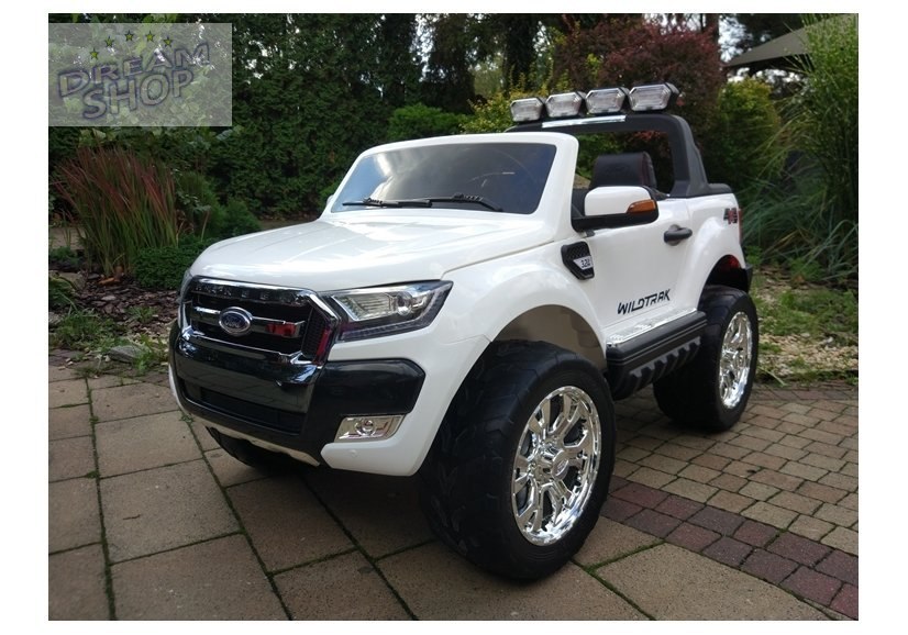 Auto Na Akumulator Ford Ranger 4x4 Biały LCD Auto Na Akumulator Ford Ranger 4x4 Biały LCD