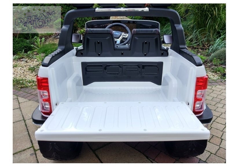 Auto Na Akumulator Ford Ranger 4x4 Biały LCD Auto Na Akumulator Ford Ranger 4x4 Biały LCD