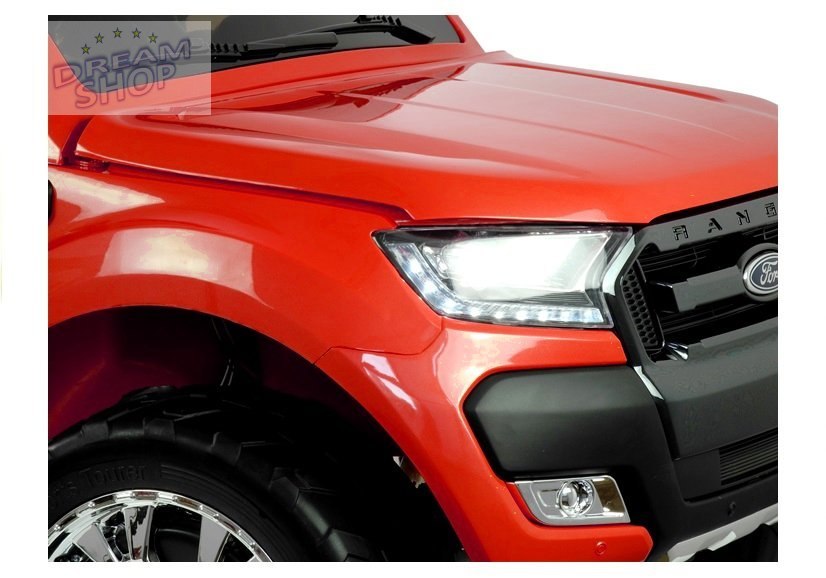 Auto Na Akumulator Ford Ranger 4x4 Czerwony LCD Auto Na Akumulator Ford Ranger 4x4 Czerwony LCD