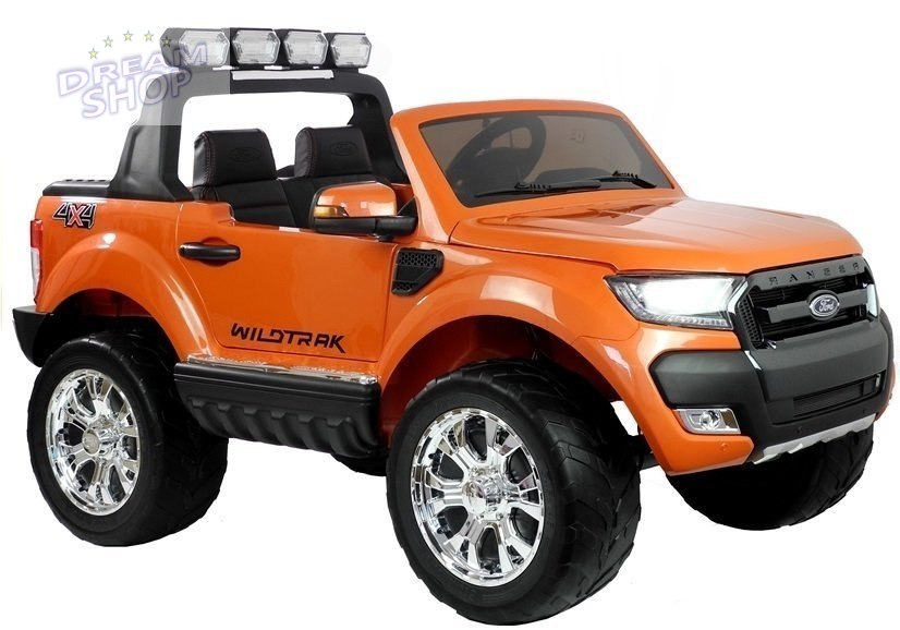 Auto na Akumulator Ford Ranger 4x4 Pomarańczowy LCD Auto na Akumulator Ford Ranger 4x4 Pomarańczowy LCD