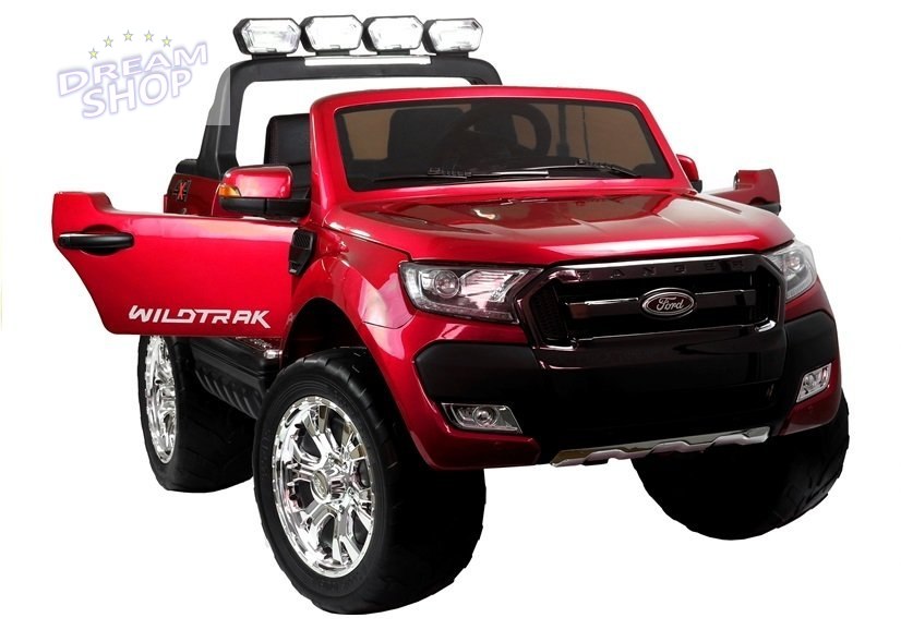 Auto na akumulator Ford Ranger Czerwony lakier 4x4 Auto na akumulator Ford Ranger Czerwony lakier 4x4