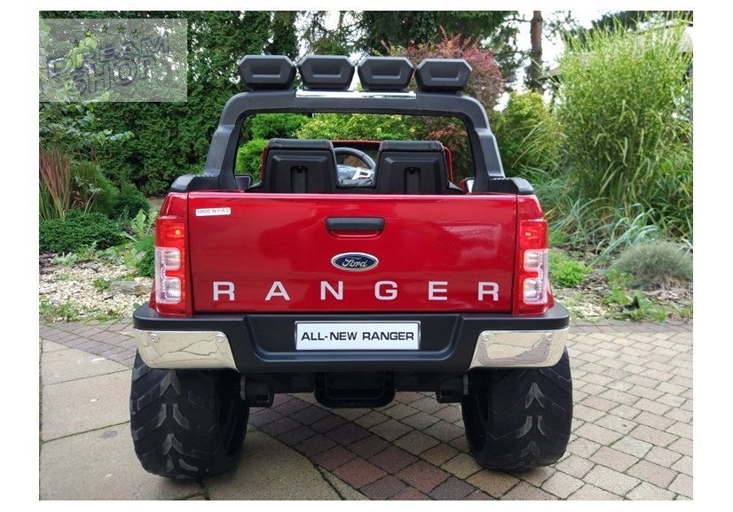Auto na akumulator Ford Ranger Czerwony lakier 4x4 Auto na akumulator Ford Ranger Czerwony lakier 4x4