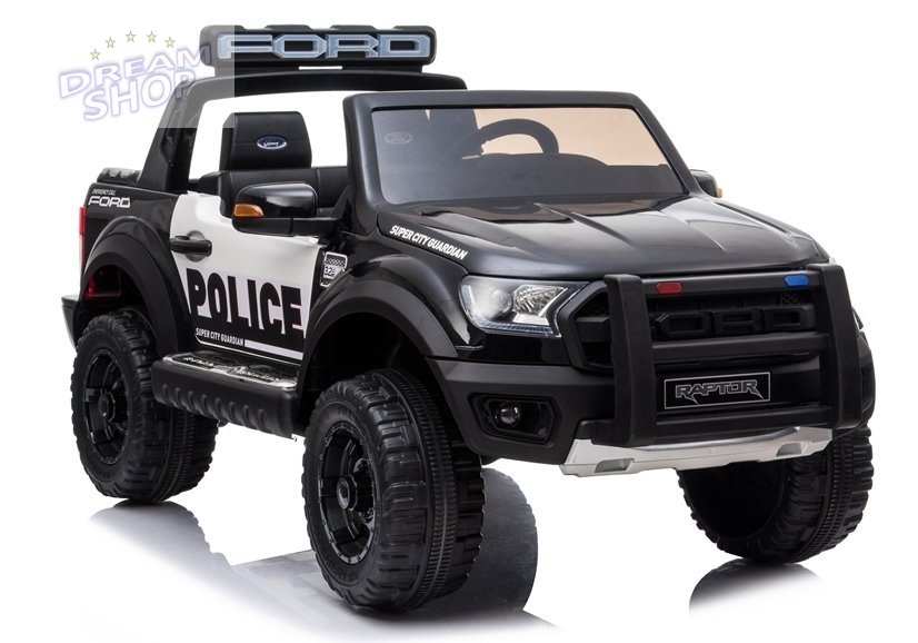 Auto na Akumulator Ford Ranger Raptor Police DK-F150RP Czarny Lakier Auto na Akumulator Ford Ranger Raptor Police DK-F150RP Czarny Lakier