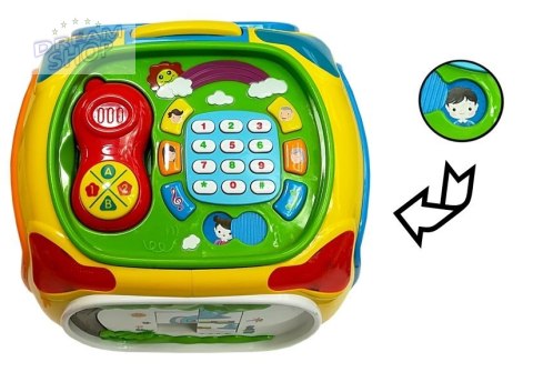 Interaktywny Sorter z Telefonem Nauka Kształtów