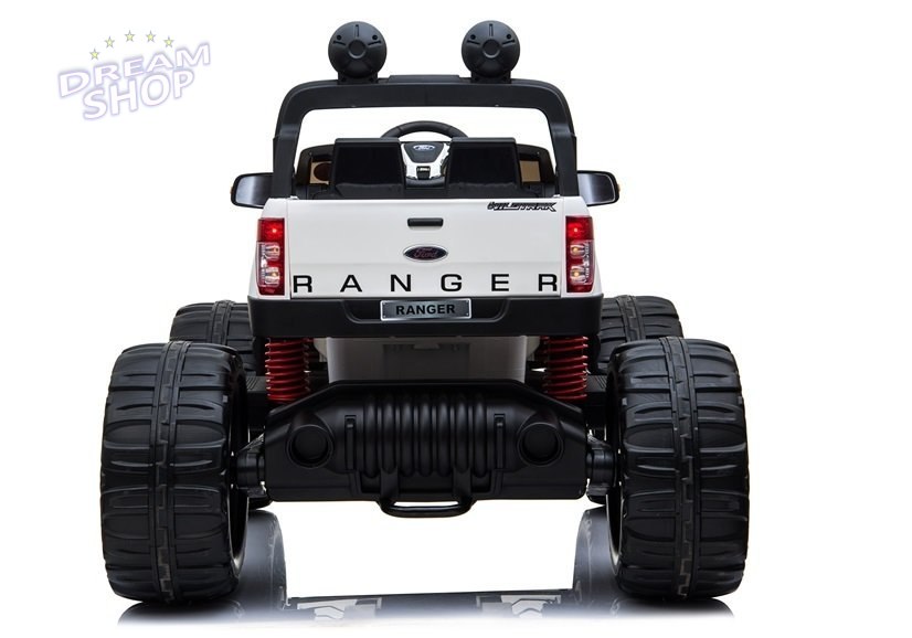 Pojazd na Akumulator Ford Ranger Monster Biały Pojazd na Akumulator Ford Ranger Monster Biały