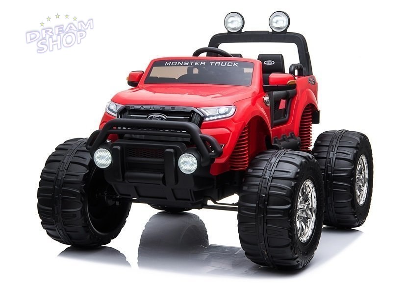 Pojazd na Akumulator Ford Ranger Monster Czerwony Pojazd na Akumulator Ford Ranger Monster Czerwony
