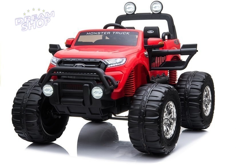 Pojazd na Akumulator Ford Ranger Monster Czerwony Pojazd na Akumulator Ford Ranger Monster Czerwony