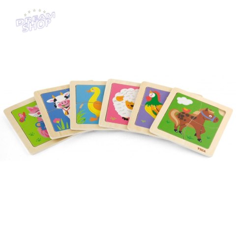 VIGA Poręczne Drewniane Puzzle Kaczuszka VIGA Poręczne Drewniane Puzzle Kaczuszka