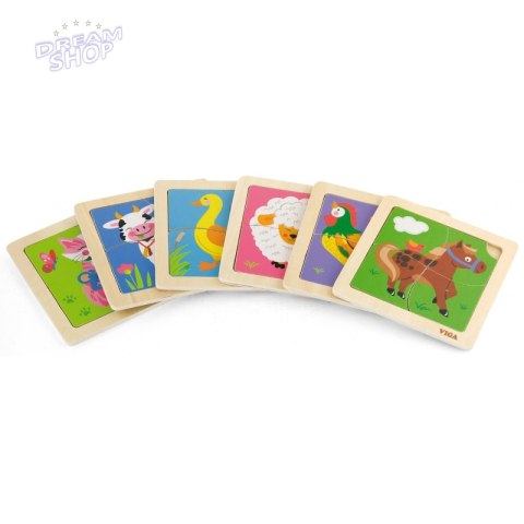 VIGA Poręczne Drewniane Puzzle Żyrafa VIGA Poręczne Drewniane Puzzle Żyrafa