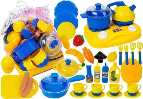 Zestaw Naczyń Plastikowych Mały Kucharz Garnki Zestaw Naczyń Plastikowych Mały Kucharz Garnki