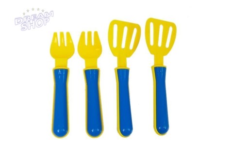 Zestaw Naczyń Plastikowych Mały Kucharz Garnki Zestaw Naczyń Plastikowych Mały Kucharz Garnki