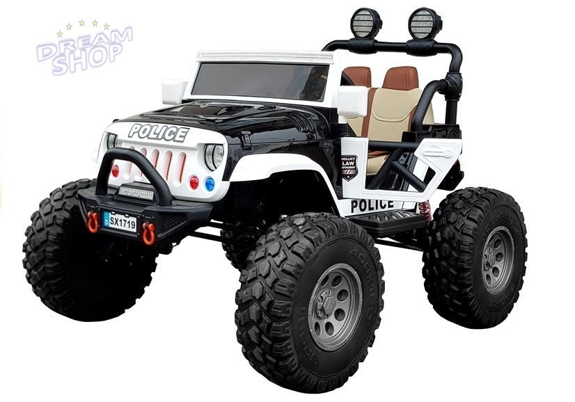 Auto na Akumulator SX1719 Policja Czarne Auto na Akumulator SX1719 Policja Czarne