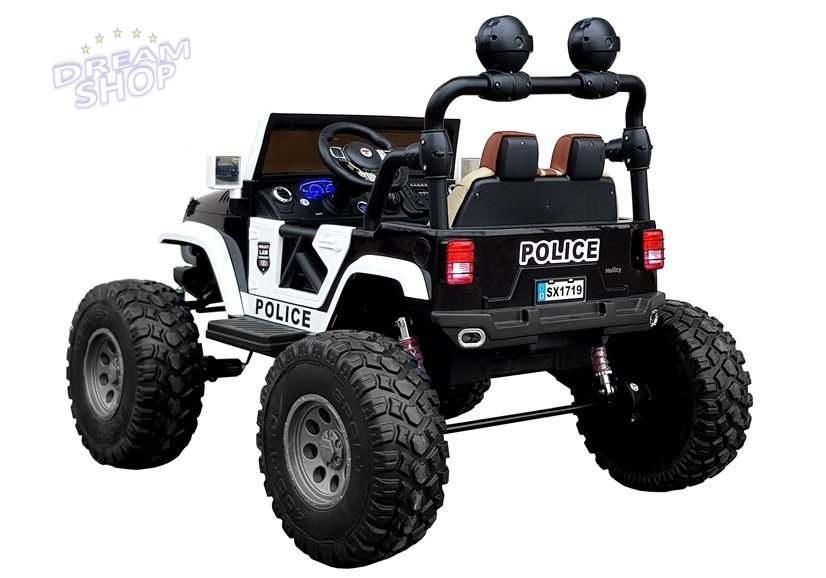 Auto na Akumulator SX1719 Policja Czarne Auto na Akumulator SX1719 Policja Czarne