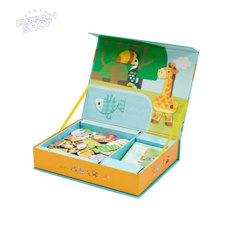 CLASSIC WORLD Układanka Magnetyczna Zwierzęta Tablica Klocki Puzzle Pamięć 60 el. CLASSIC WORLD Układanka Magnetyczna Zwierzęta Tablica Klocki Puzzle Pamięć 60 el.