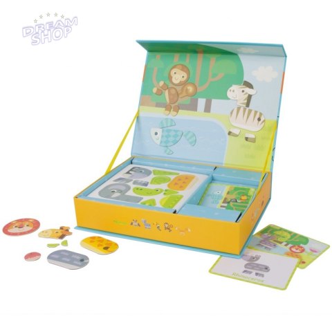 CLASSIC WORLD Układanka Magnetyczna Zwierzęta Tablica Klocki Puzzle Pamięć 60 el. CLASSIC WORLD Układanka Magnetyczna Zwierzęta Tablica Klocki Puzzle Pamięć 60 el.