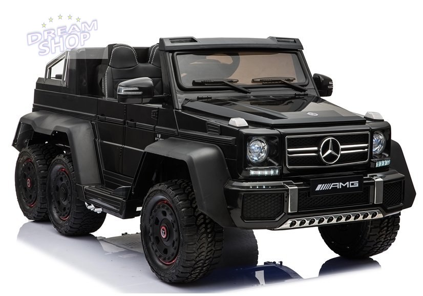 Pojazd Na Akumulator Mercedes 6x45W Czarny MP4 Pojazd Na Akumulator Mercedes 6x45W Czarny MP4
