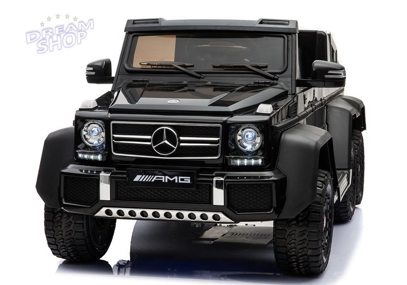 Pojazd Na Akumulator Mercedes 6x45W Czarny MP4 Pojazd Na Akumulator Mercedes 6x45W Czarny MP4