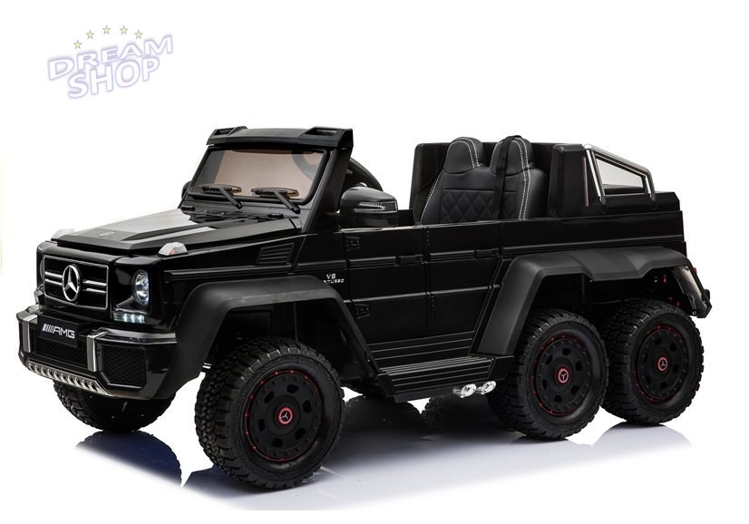 Pojazd Na Akumulator Mercedes 6x45W Czarny MP4 Pojazd Na Akumulator Mercedes 6x45W Czarny MP4