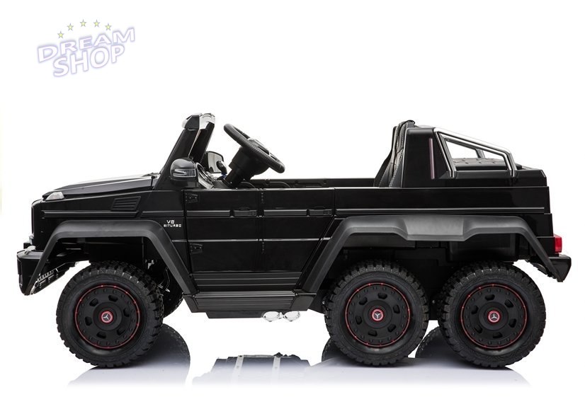 Pojazd Na Akumulator Mercedes 6x45W Czarny MP4 Pojazd Na Akumulator Mercedes 6x45W Czarny MP4