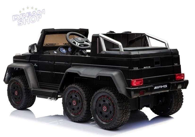 Pojazd Na Akumulator Mercedes 6x45W Czarny MP4 Pojazd Na Akumulator Mercedes 6x45W Czarny MP4