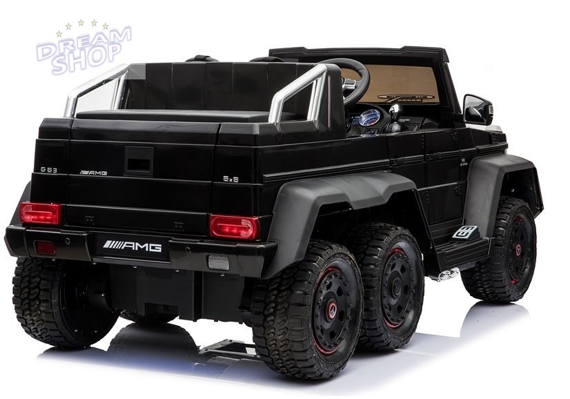 Pojazd Na Akumulator Mercedes 6x45W Czarny MP4 Pojazd Na Akumulator Mercedes 6x45W Czarny MP4