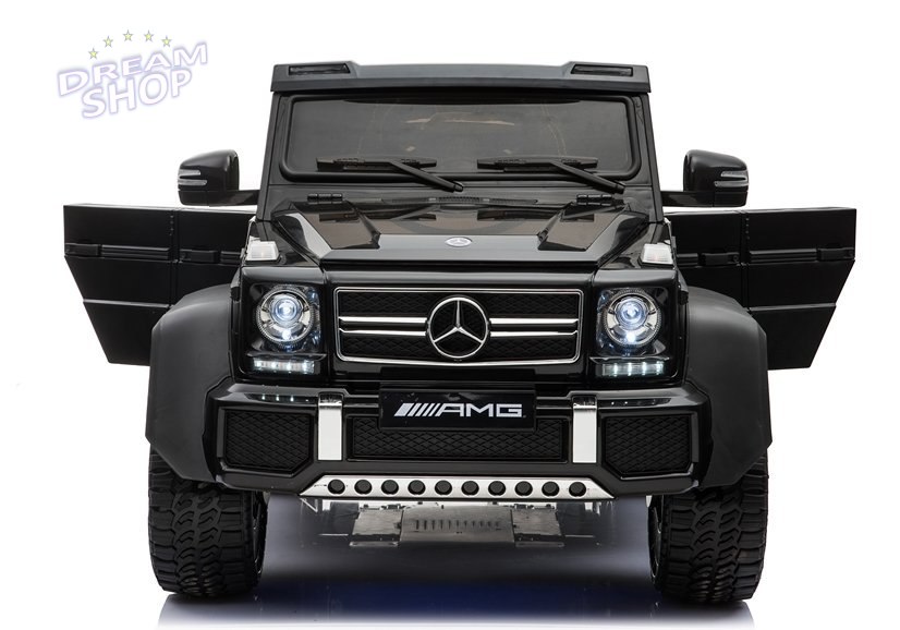 Pojazd Na Akumulator Mercedes 6x45W Czarny MP4 Pojazd Na Akumulator Mercedes 6x45W Czarny MP4