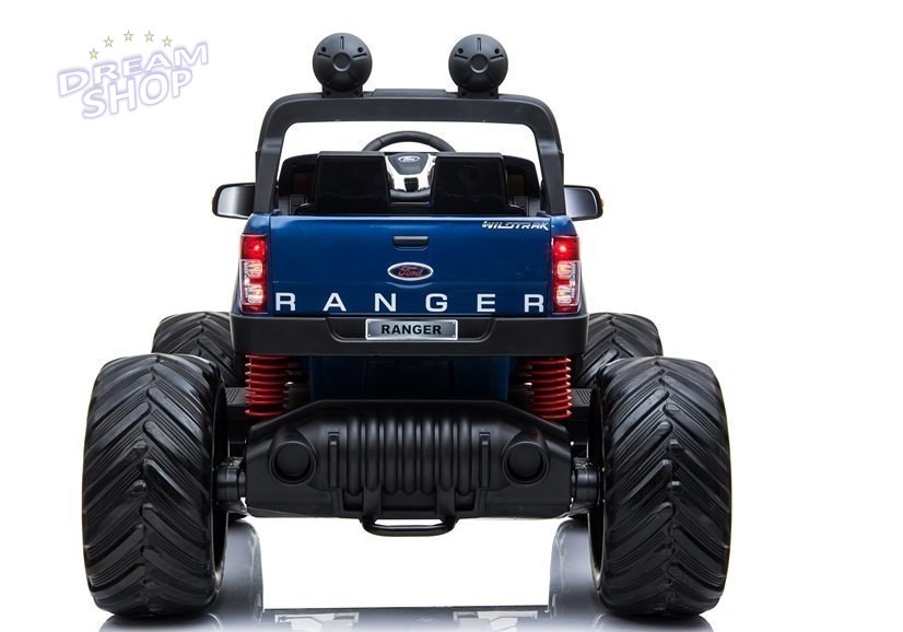Pojazd na Akumulator Ford Ranger Monster Niebieski Lakierowany LCD Pojazd na Akumulator Ford Ranger Monster Niebieski Lakierowany LCD