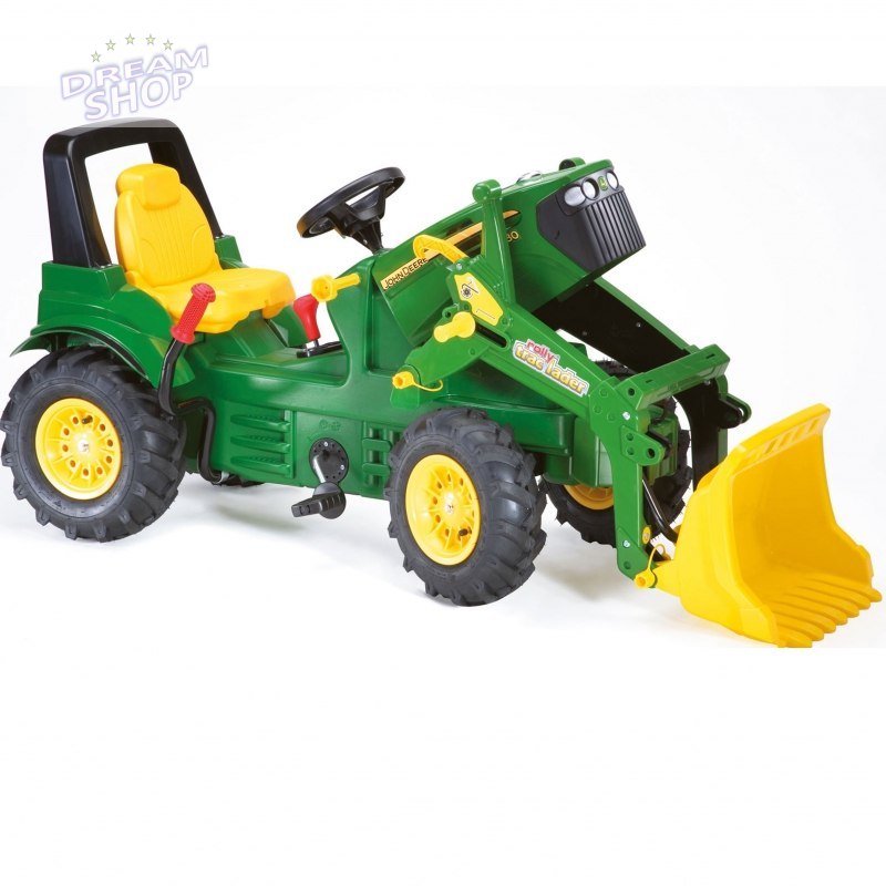 ROLLY TOYS John Deere Traktor na Pedały z Łyżką + Kamizelka Odblaskowa dla Dzieci Gratis ROLLY TOYS John Deere Traktor na Pedały z Łyżką + Kamizelka Odblaskowa dla Dzieci Gratis