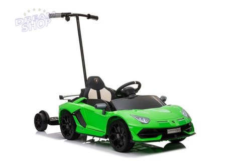 Auto Na Akumulator Lamborghini Aventador SX2018 Zielony z Platformą Auto Na Akumulator Lamborghini Aventador SX2018 Zielony z Platformą
