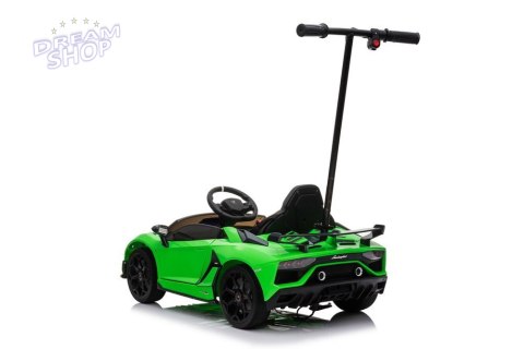 Auto Na Akumulator Lamborghini Aventador SX2018 Zielony z Platformą Auto Na Akumulator Lamborghini Aventador SX2018 Zielony z Platformą