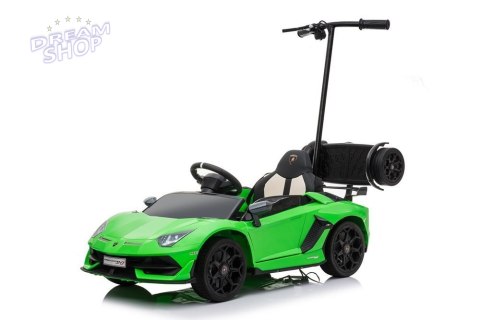 Auto Na Akumulator Lamborghini Aventador SX2018 Zielony z Platformą Auto Na Akumulator Lamborghini Aventador SX2018 Zielony z Platformą