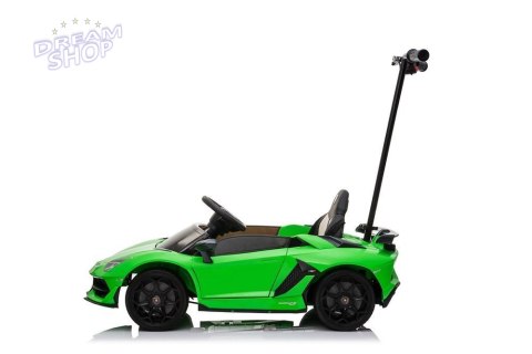 Auto Na Akumulator Lamborghini Aventador SX2018 Zielony z Platformą Auto Na Akumulator Lamborghini Aventador SX2018 Zielony z Platformą