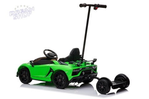Auto Na Akumulator Lamborghini Aventador SX2018 Zielony z Platformą Auto Na Akumulator Lamborghini Aventador SX2018 Zielony z Platformą